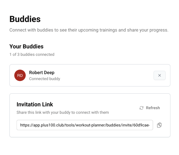 Connected buddies in the buddy list